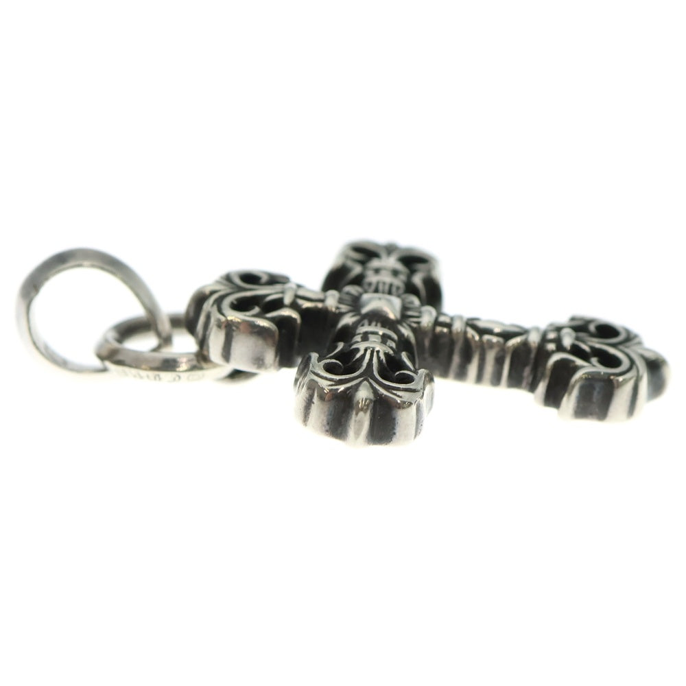 CHROME HEARTS(クロムハーツ) FILIG CROSS-XSM W BALE フィリグリークロスXSベイル wベイル シルバーネックレストップ