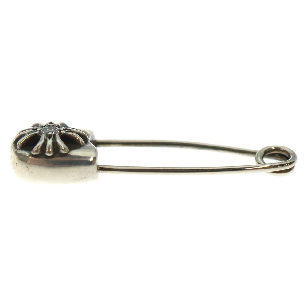 CHROME HEARTS(クロムハーツ) SAFETY PIN SM 1DIA スモールセーフティピン 1ダイヤ シルバーネックレストップ