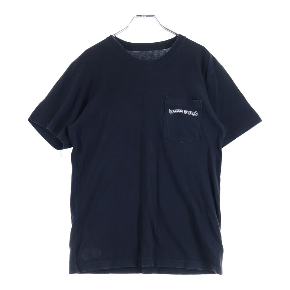 CHROME HEARTS(クロムハーツ) USA Logo S/S TEE スクロールロゴプリントクルーネック半袖Tシャツ ブラック