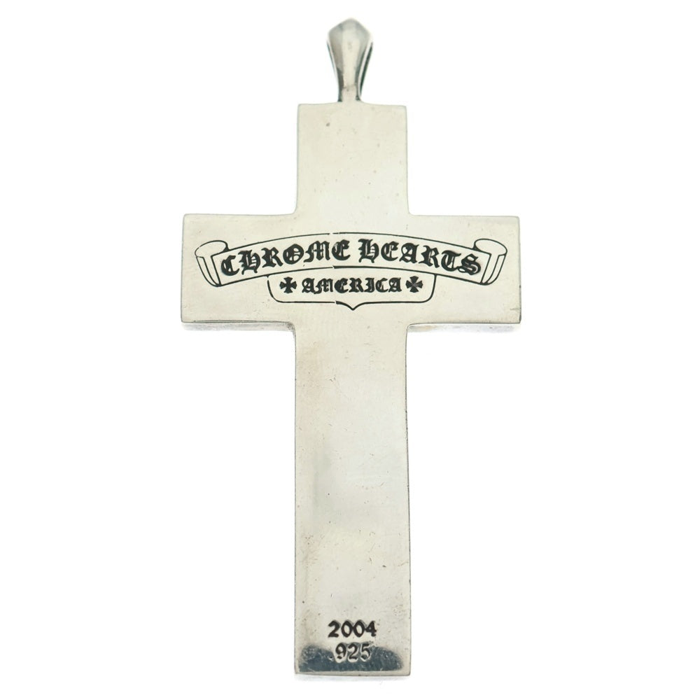 CHROME HEARTS(クロムハーツ) FRMD CRS マルチフレームドクロス ペンダント ネックレストップ シルバー
