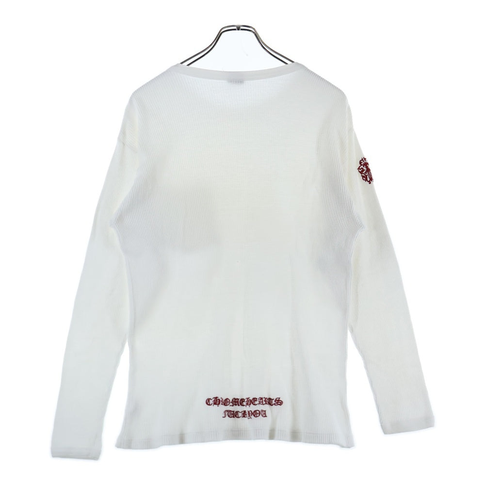 CHROME HEARTS(クロムハーツ) OLD Dagger Thermal L/S Tee ダガーサーマル長袖Tシャツ ホワイト