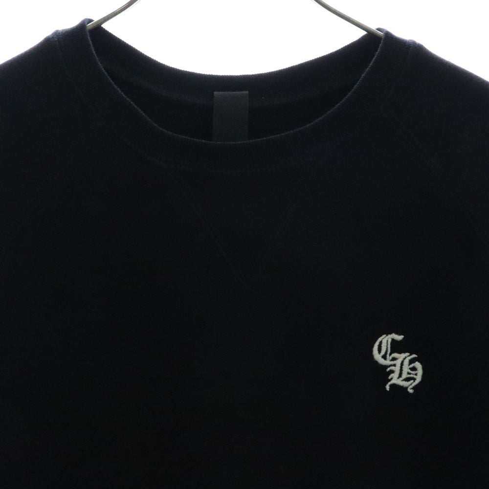 CHROME HEARTS(クロムハーツ) Y NOT ワイノット SLOW RIDE CH刺繍スウェットTシャツ ブラック