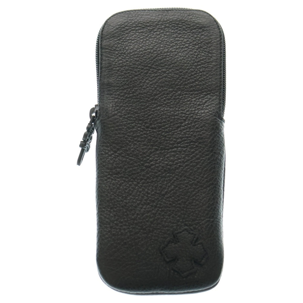 CHROME HEARTS(クロムハーツ) CASE ダガージップ アイウェアケース レザー眼鏡ケース ブラック