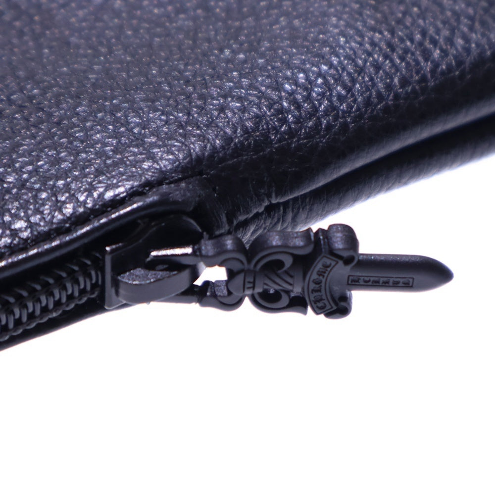 CHROME HEARTS(クロムハーツ) CASE ダガージップ アイウェアケース レザー眼鏡ケース ブラック