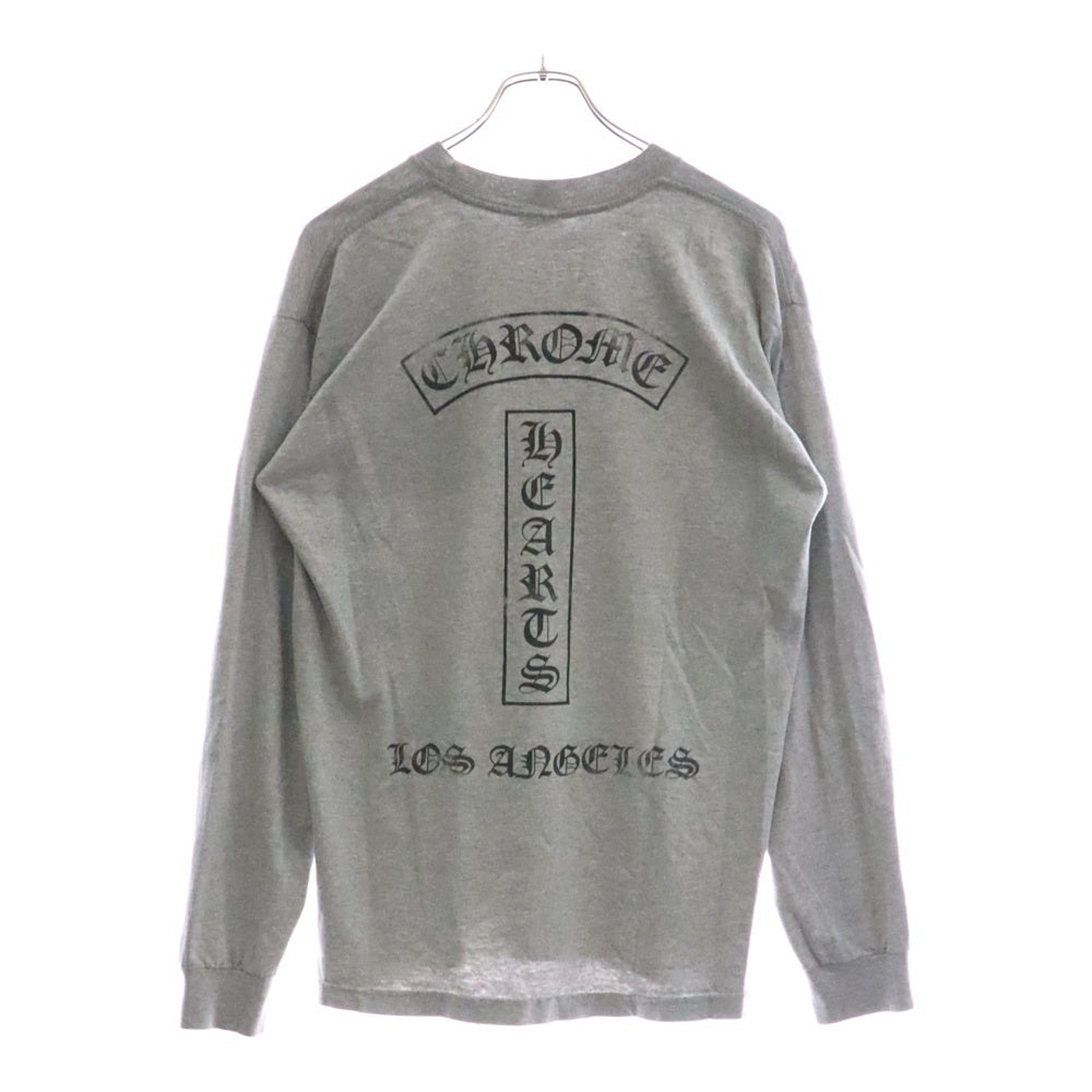 CHROME HEARTS(クロムハーツ) OLD LA限定 T BAR オールド Tバープリント 長袖Tシャツ カットソー ブラック