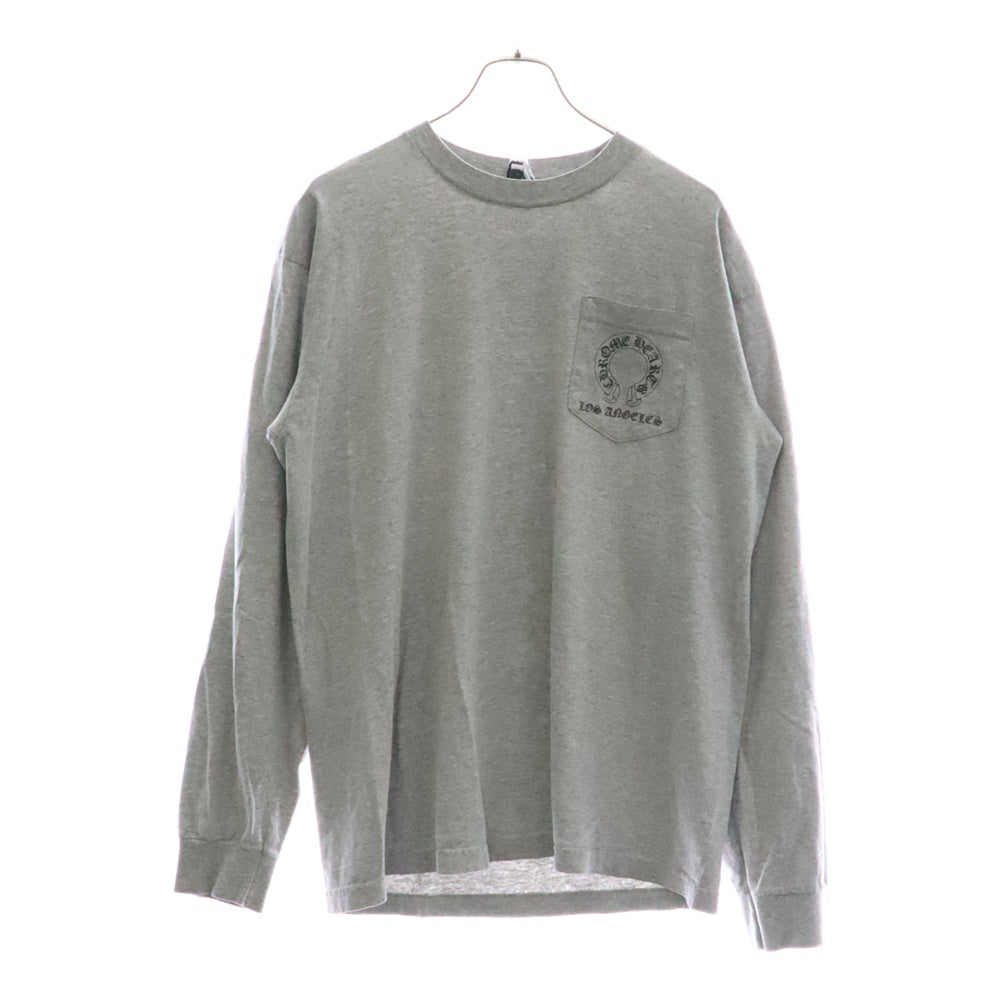 CHROME HEARTS(クロムハーツ) OLD LA限定 T BAR オールド Tバープリント 長袖Tシャツ カットソー ブラック