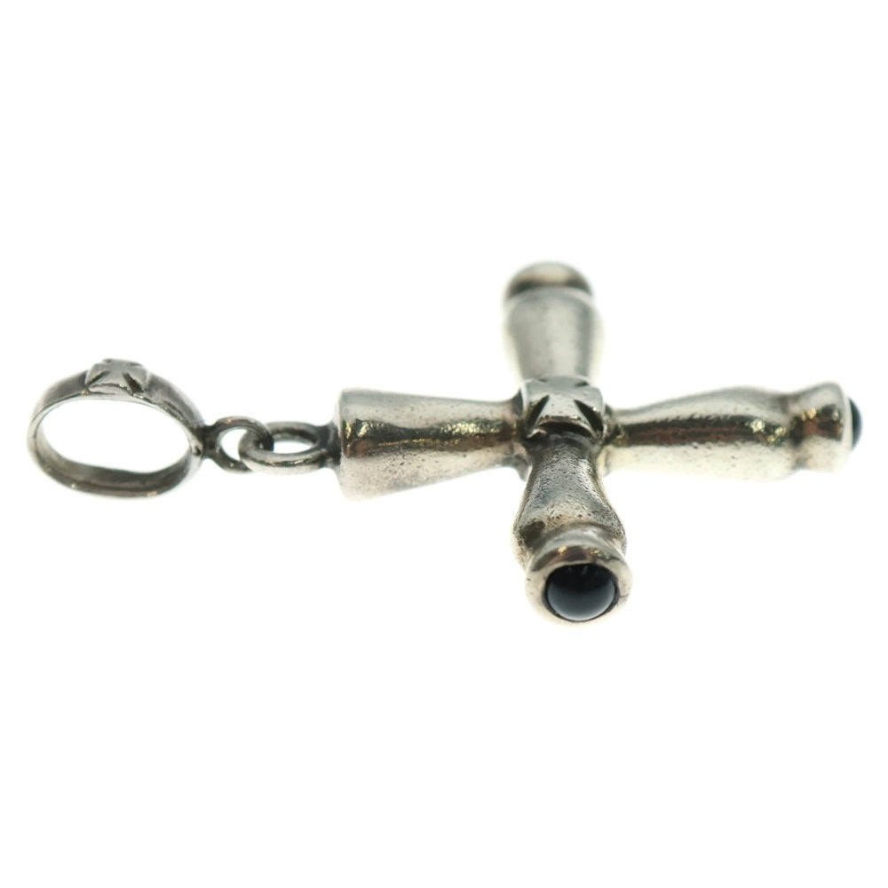 Loree Rodkin(ローリーロドキン) チューブクロスペンダント シルバー925 SV925 オニキス