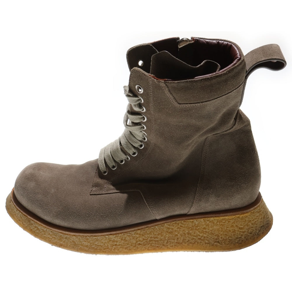 Rick Owens(リックオウエンス) PHLEGETHON LACEUP PARA BOOTS フレゲトン レースアップ パラブーツ RU21S6858 ベージュ