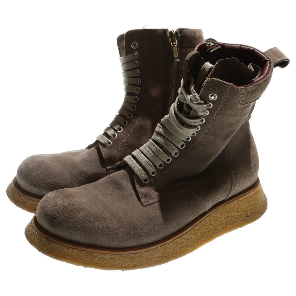 Rick Owens(リックオウエンス) PHLEGETHON LACEUP PARA BOOTS フレゲトン レースアップ パラブーツ RU21S6858 ベージュ
