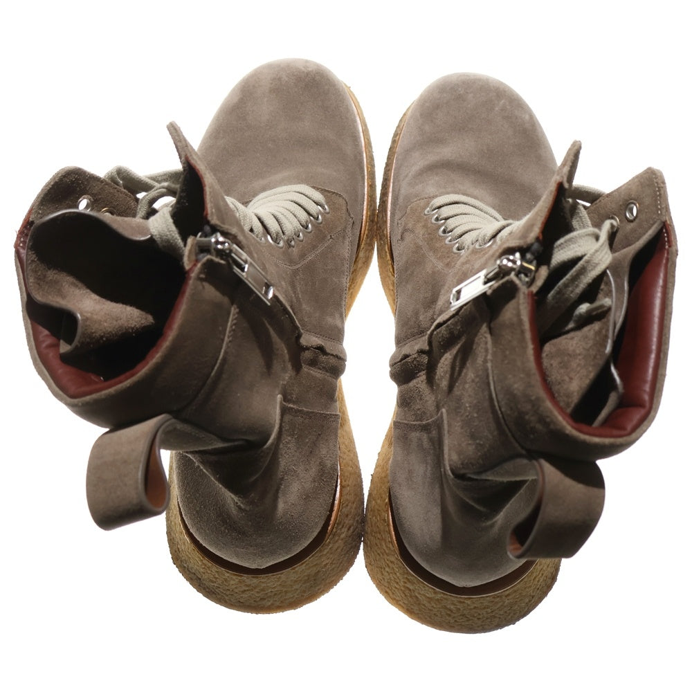 Rick Owens(リックオウエンス) PHLEGETHON LACEUP PARA BOOTS フレゲトン レースアップ パラブーツ RU21S6858 ベージュ