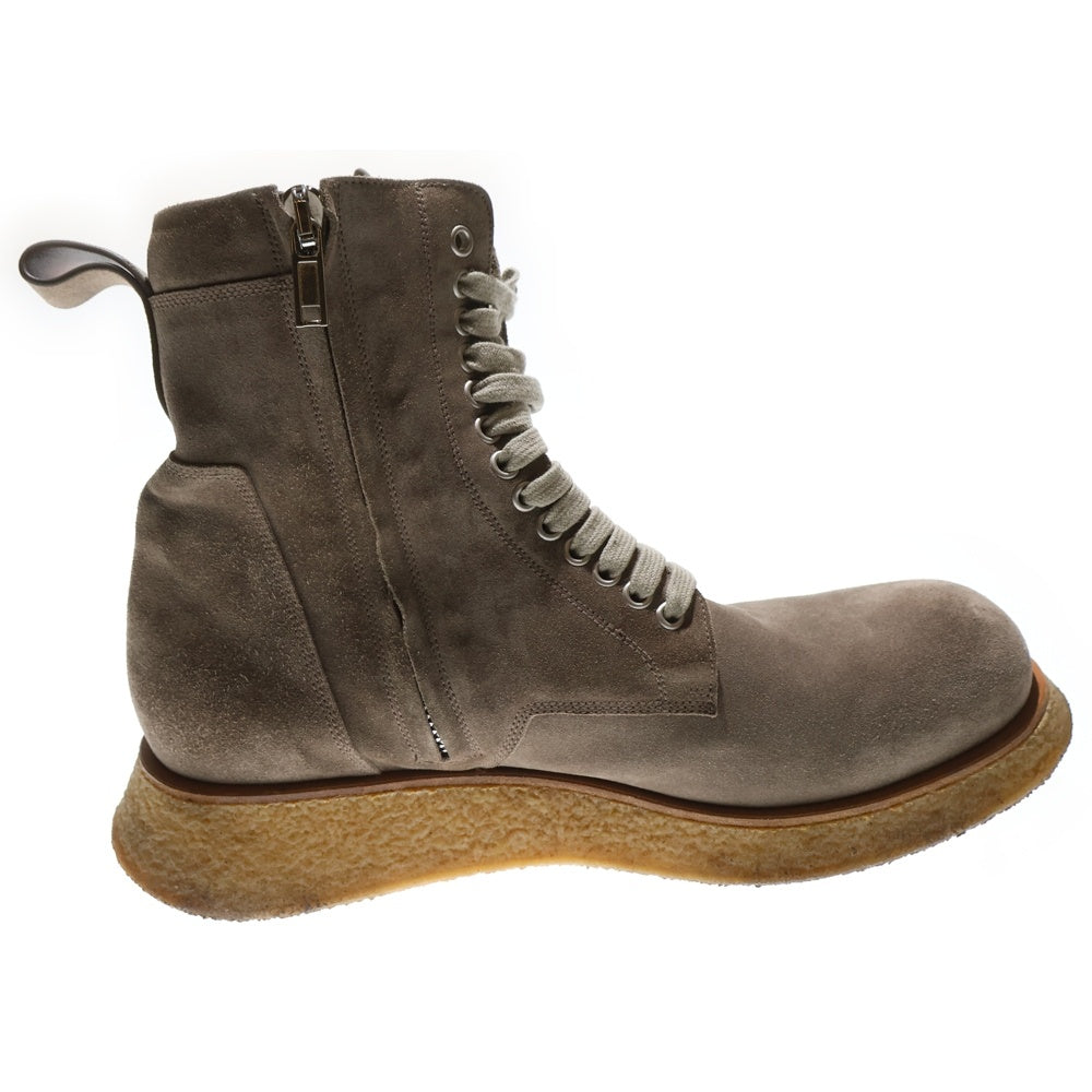 Rick Owens(リックオウエンス) PHLEGETHON LACEUP PARA BOOTS フレゲトン レースアップ パラブーツ RU21S6858 ベージュ