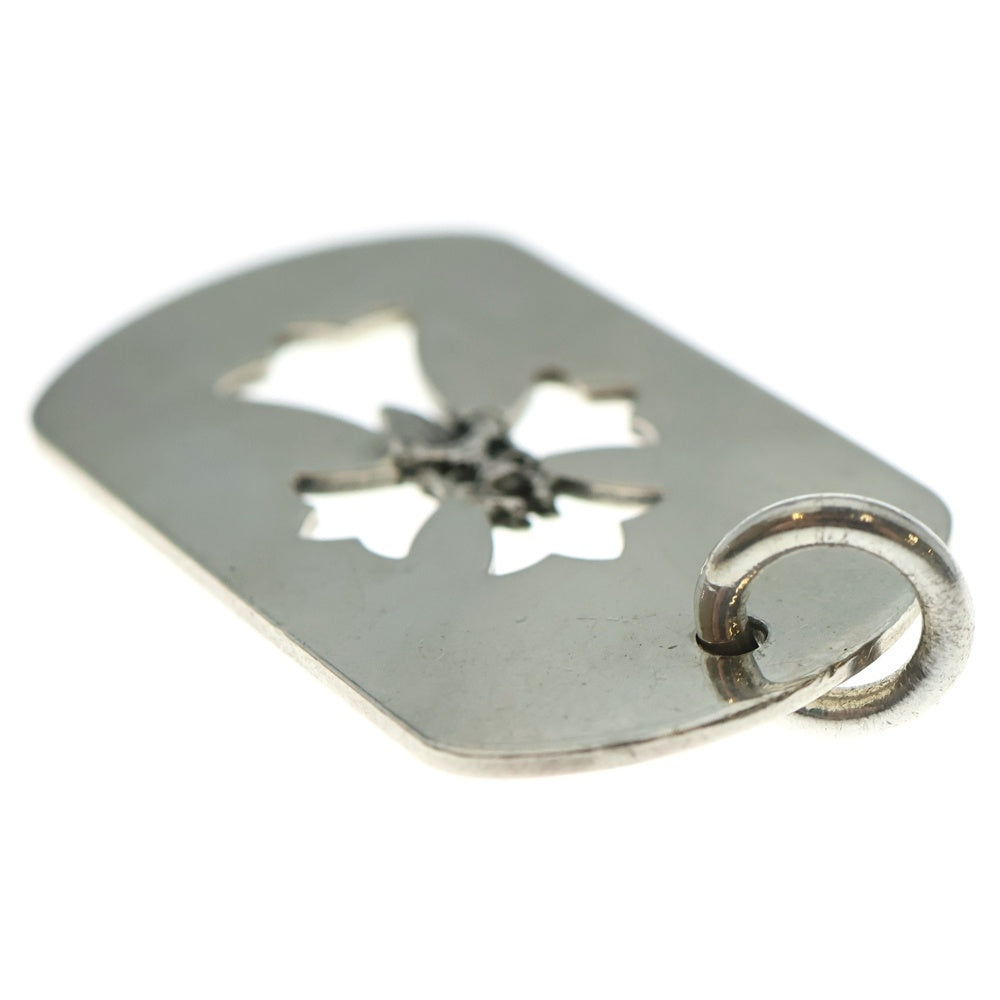 CHROME HEARTS(クロムハーツ) D TAG LRG CROSS DAGG カットアウトクロスダガー ラージドッグタグネックレストップ