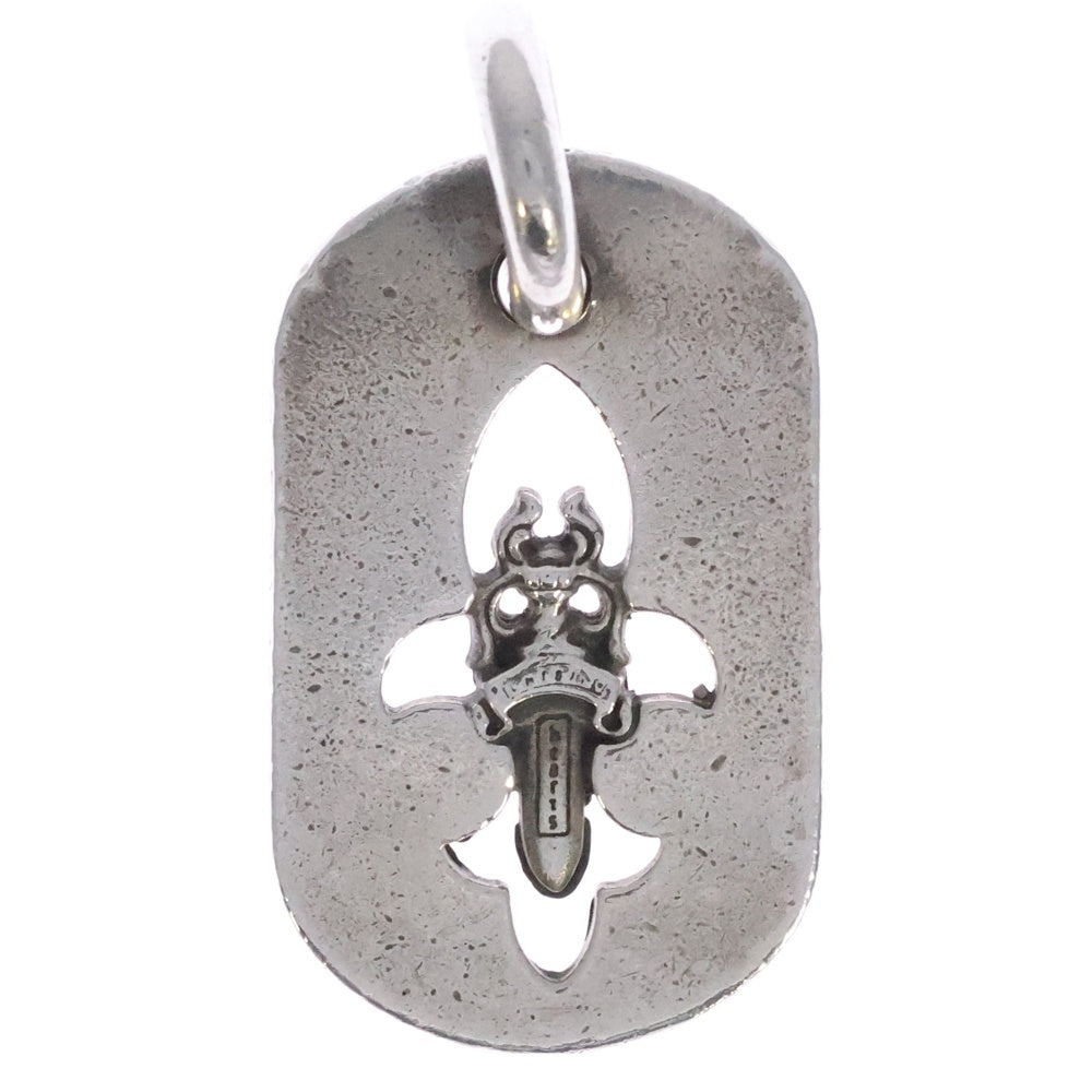 CHROME HEARTS(クロムハーツ) D TAG DAGGER ダガーカットアウトドッグタグ ドッグタグネックレストップ