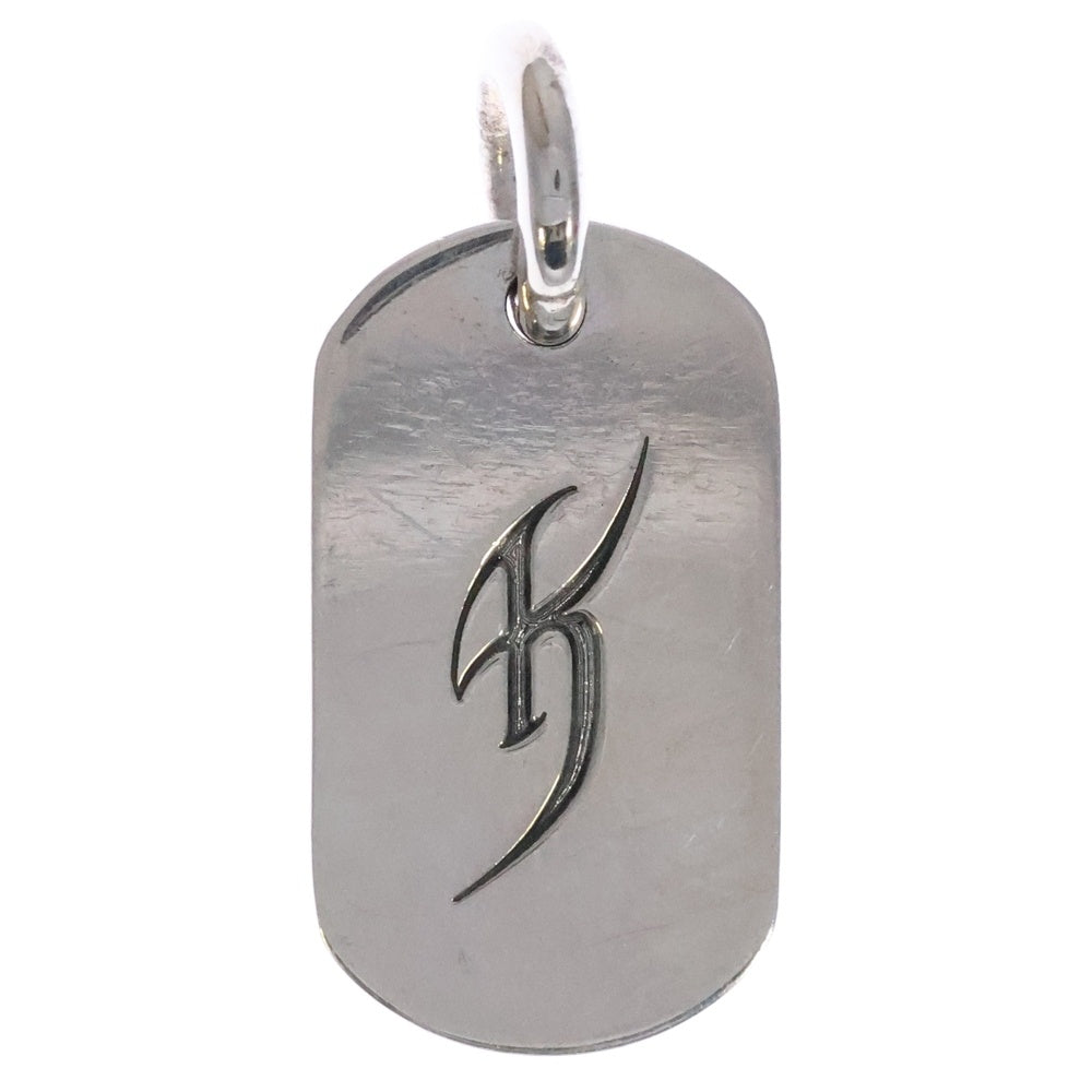 氷室京介　クロムハーツ　コラボ　ドッグタグ シルバーネックレス CHROME HEARTS(クロムハーツ) ×氷室京介 ドッグタグ イニシャル