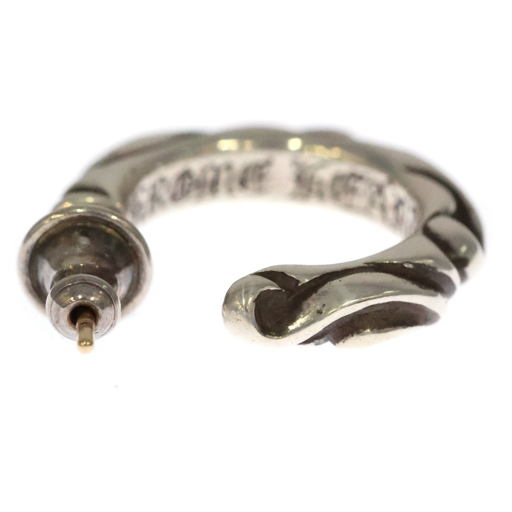 CHROME HEARTS(クロムハーツ) HOOP SCROOL スクロール フープピアス シルバー BCA102