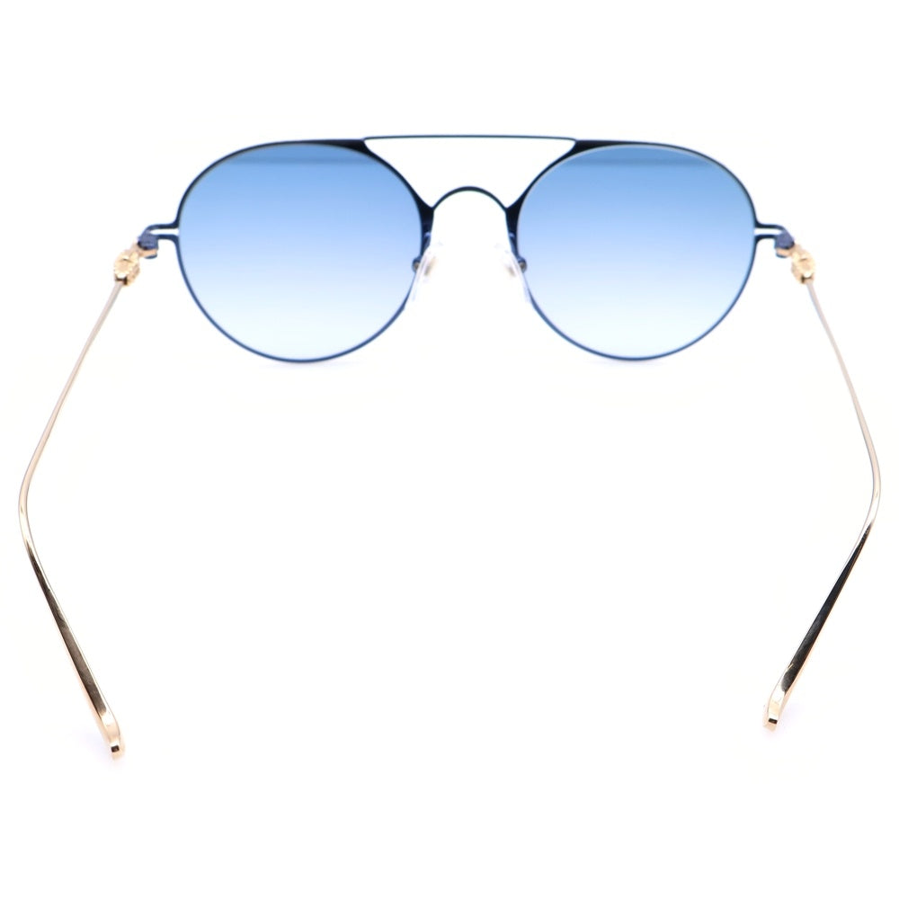 CHROME HEARTS(クロムハーツ) PAIRASS フローラル ダブルブリッジ カラーレンズサングラス アイウェア 眼鏡 ネイビー/ゴールド