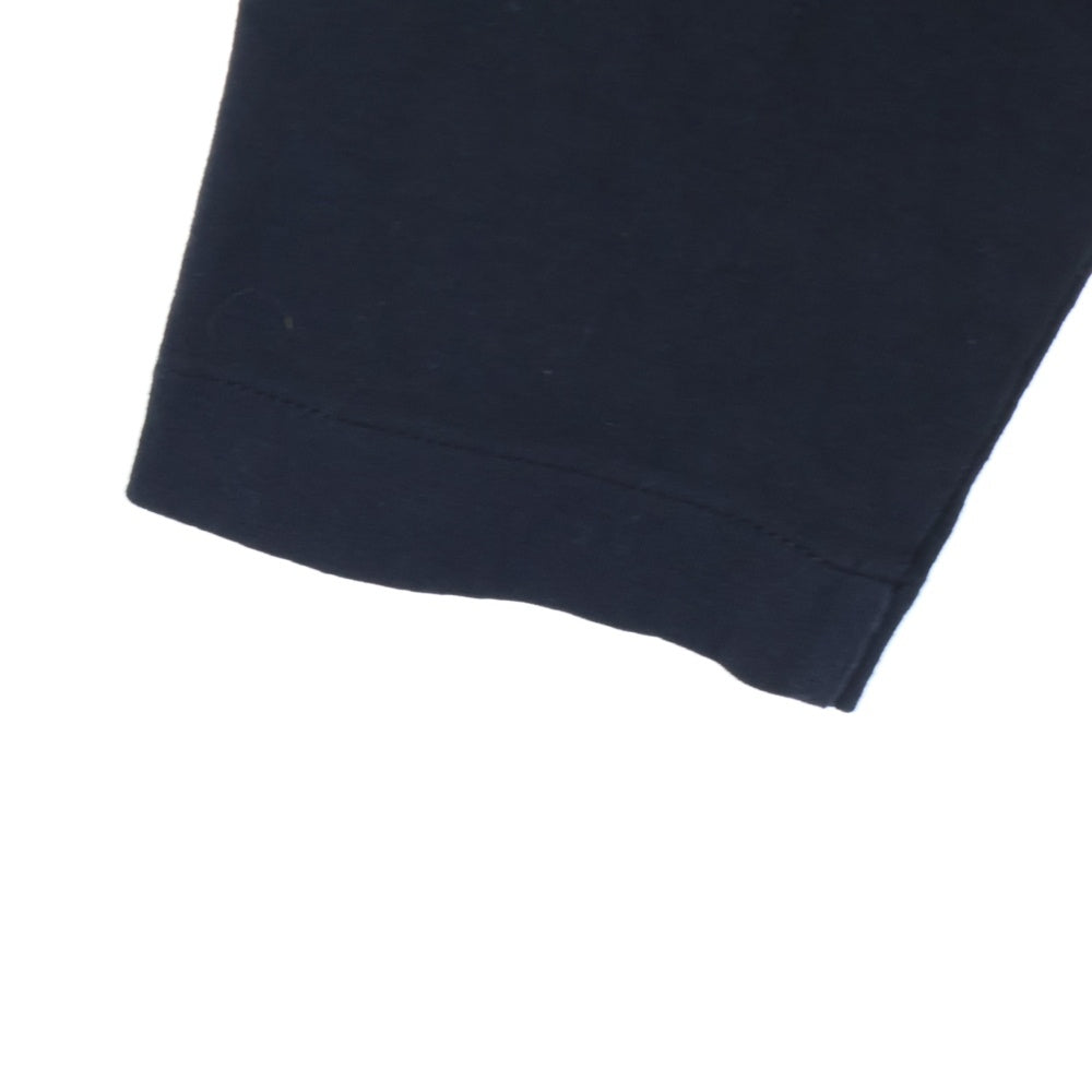 CHROME HEARTS(クロムハーツ) YNOT L/S TEE フロントロゴ刺繍 袖CHクロス刺繍 クルーネック 長袖Tシャツ ブラック