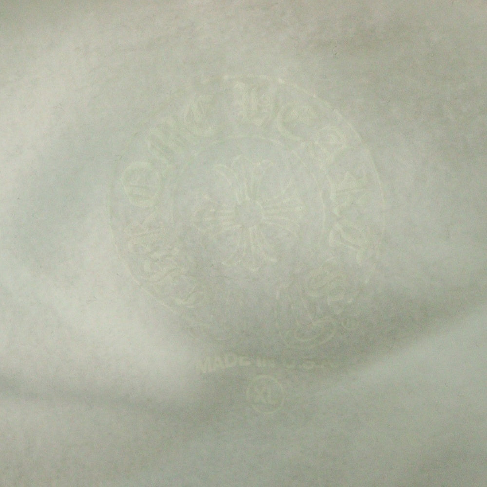 CHROME HEARTS(クロムハーツ) SWTSHRT HD ZIP アームロゴプリントジップアップパーカー