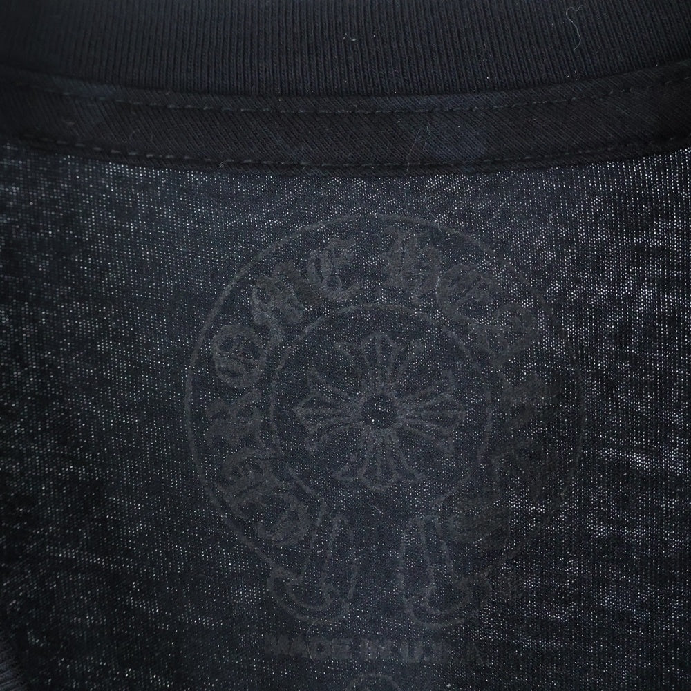 CHROME HEARTS(クロムハーツ) CH S/S セメタリークロス総柄プリント 半袖Tシャツカットソー ブラック