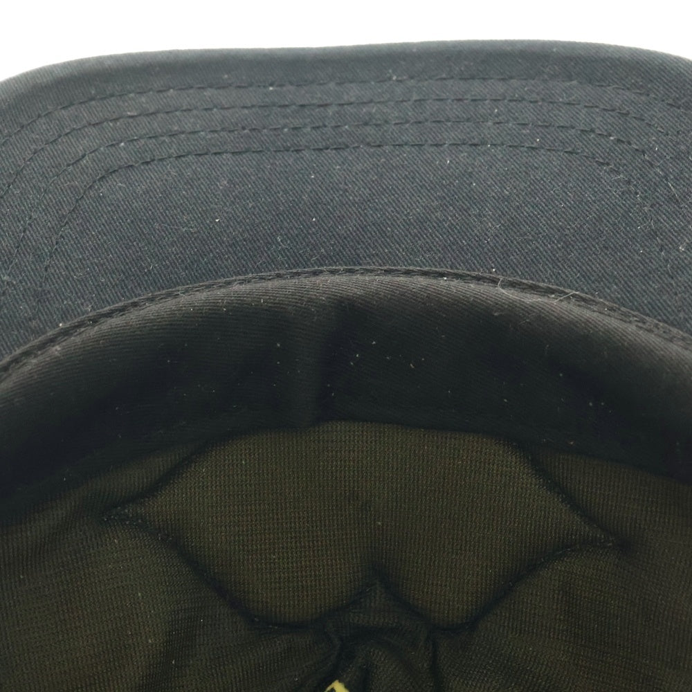 CHROME HEARTS(クロムハーツ) ×MATTY BOY Chomper Tracker Cap クロムハーツ×マッティボーイ チョンパートラッカーキャップ 帽子 パッチ ハラコ ヒョウ柄 クロスボール ブラック