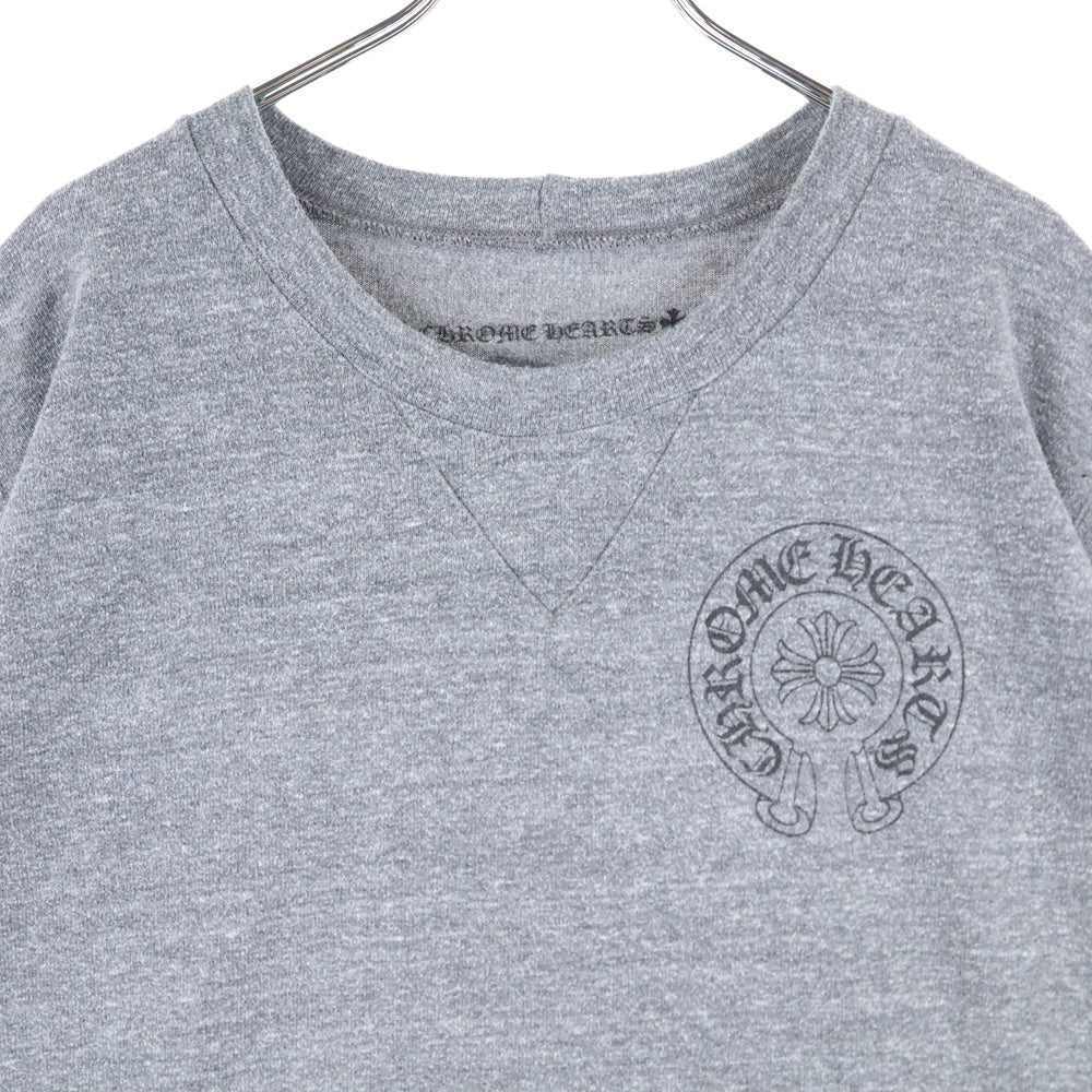 CHROME HEARTS(クロムハーツ) ×MATTY BOY PPO BOY Blue Sweat Shirt マッティボーイ PPOボーイブルー スウェット グレー
