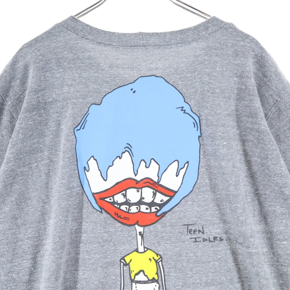 CHROME HEARTS(クロムハーツ) ×MATTY BOY PPO BOY Blue Sweat Shirt マッティボーイ PPOボーイブルー スウェット グレー