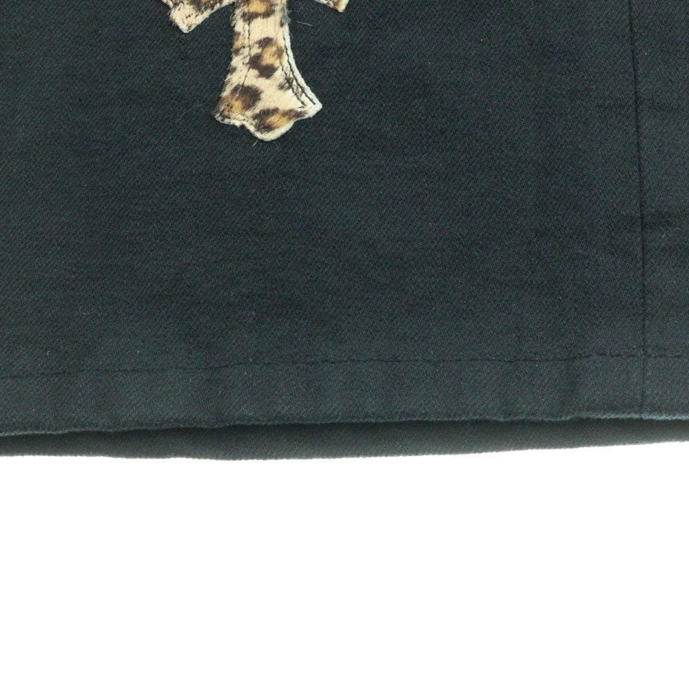 CHROME HEARTS(クロムハーツ) JEAN STRTLG FBRC クロスパッチ付きデニムパンツ