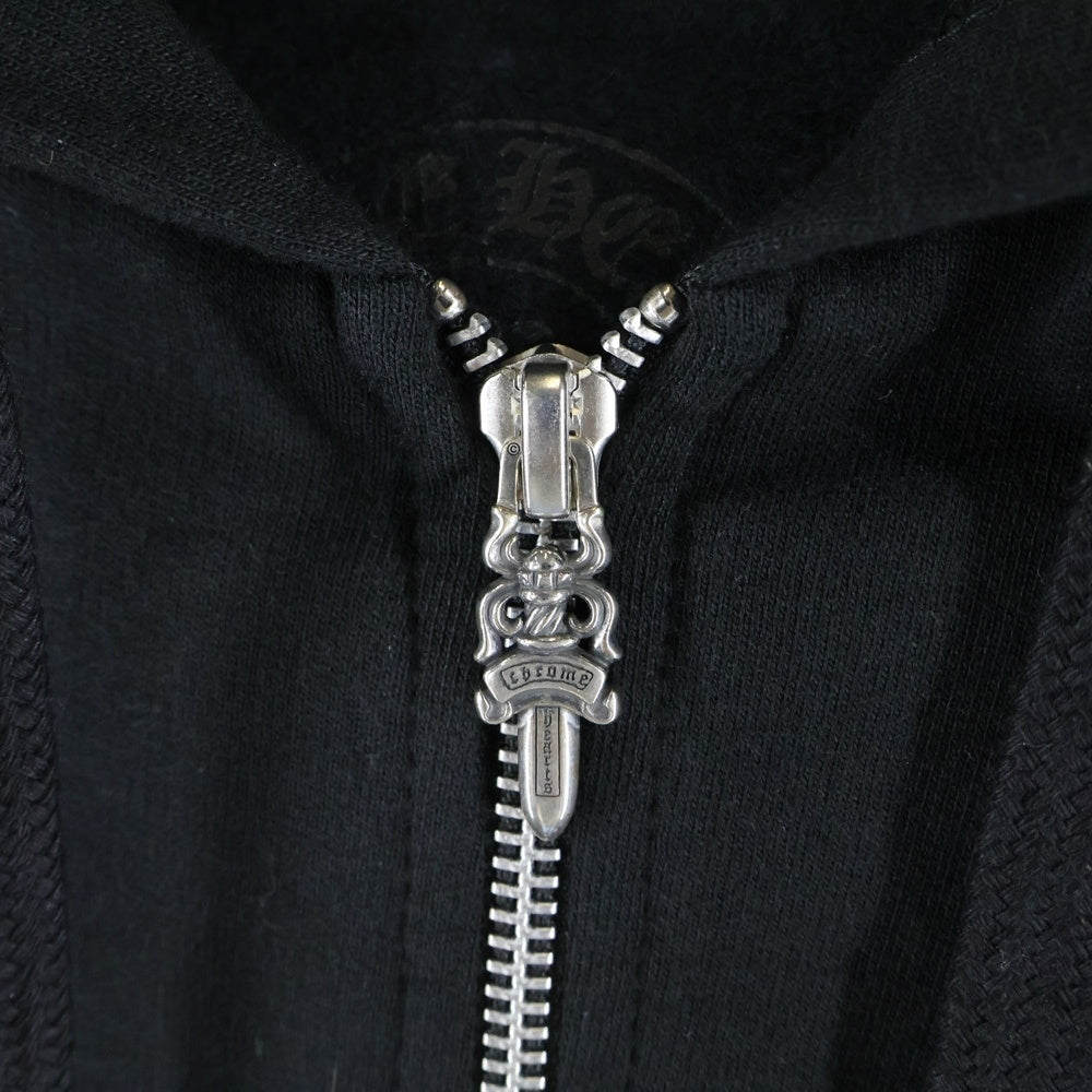 CHROME HEARTS(クロムハーツ) SWTSHRT HD ZIP ソウル限定バックホースシュープリントダガージップパーカー