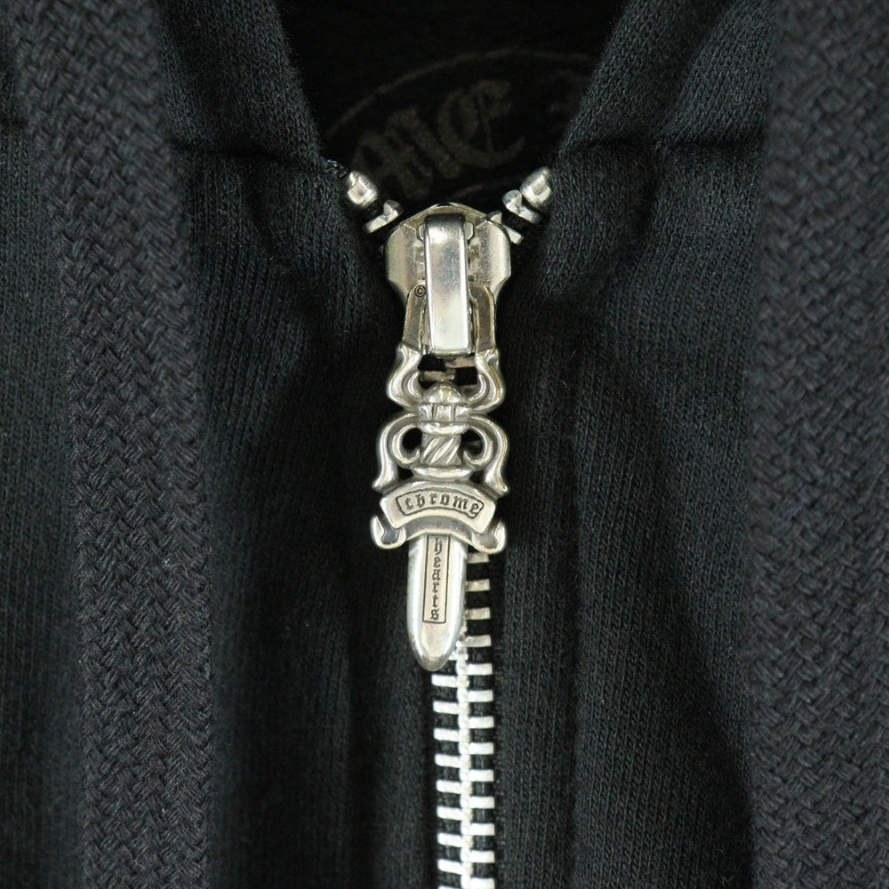 CHROME HEARTS(クロムハーツ) SWTSHRT HD ZIP ラスベガス限定バックホースシュープリントダガージップパーカー