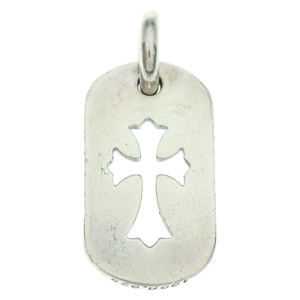 CHROME HEARTS(クロムハーツ) D TAG SML CO CRS カットアウトクロスドッグタグ スモール ペンダントトップ シルバー BCA242