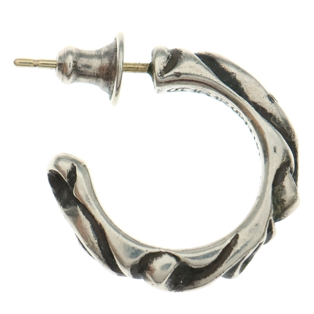 CHROME HEARTS(クロムハーツ) HOOP SCROOL 1 スクロールフープ シルバーピアス