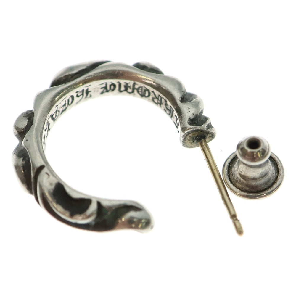 CHROME HEARTS(クロムハーツ) HOOP SCROOL 1 スクロールフープ シルバーピアス