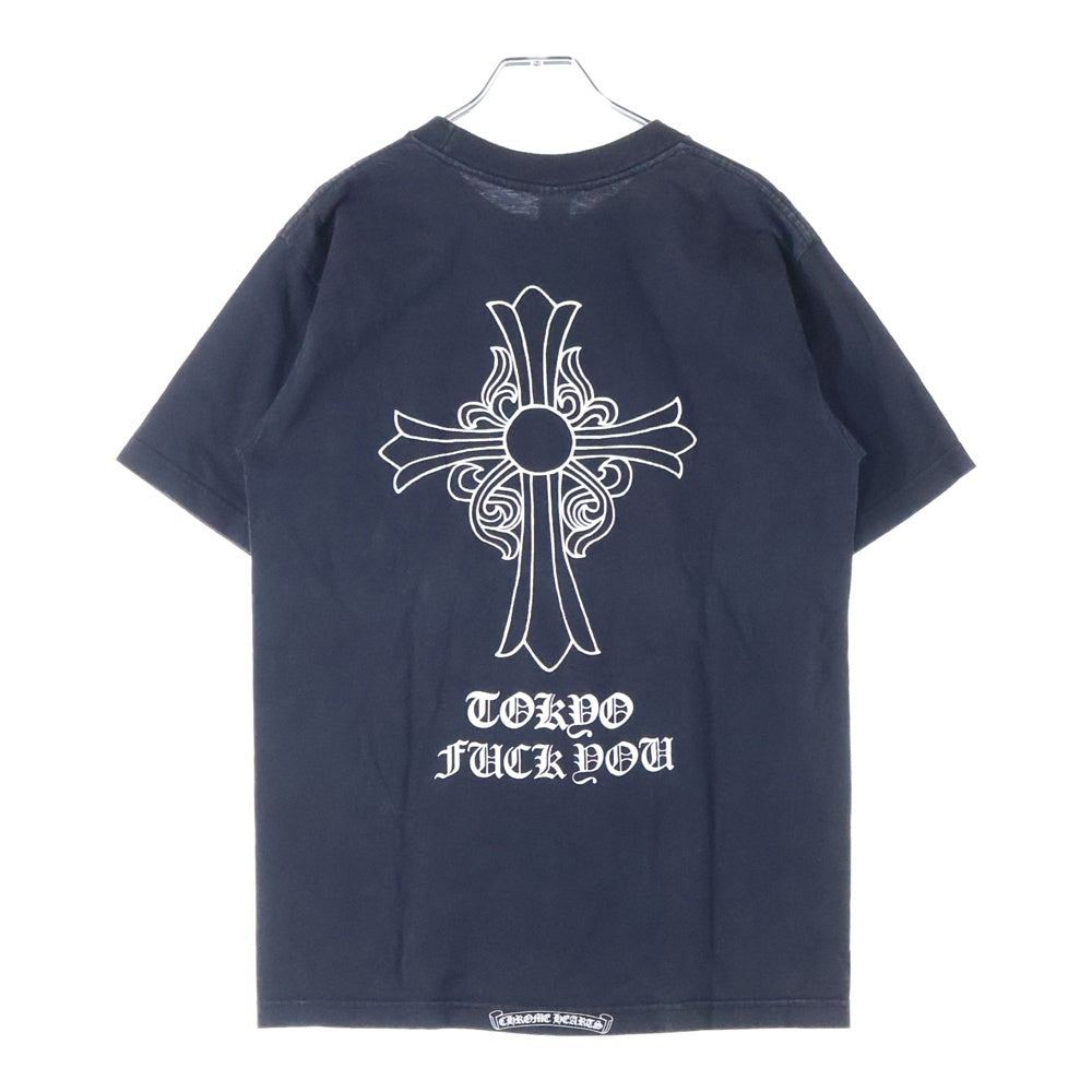 CHROME HEARTS(クロムハーツ) OLD BACK CROSS TEE TOKYO オールド バッククロス 東京 半袖ポケットTシャツ カットソー ブラック
