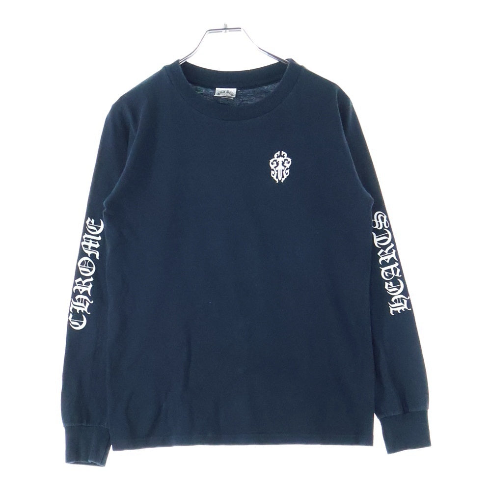 CHROME HEARTS(クロムハーツ) OLD オールドモデル バックスクロールラベル ダガープリント 長袖Tシャツカットソー ブラック