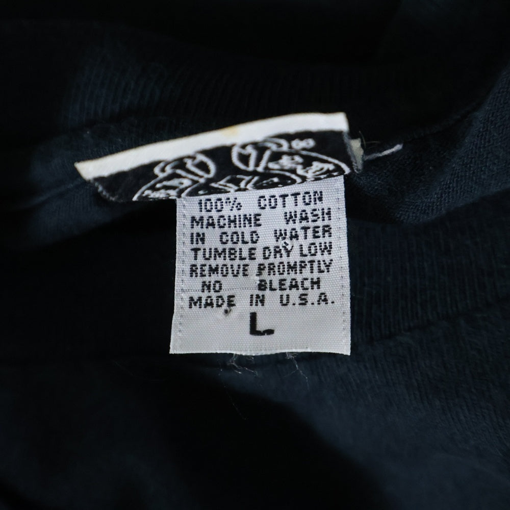 CHROME HEARTS(クロムハーツ) OLD オールドモデル バックスクロールラベル ダガープリント 長袖Tシャツカットソー ブラック