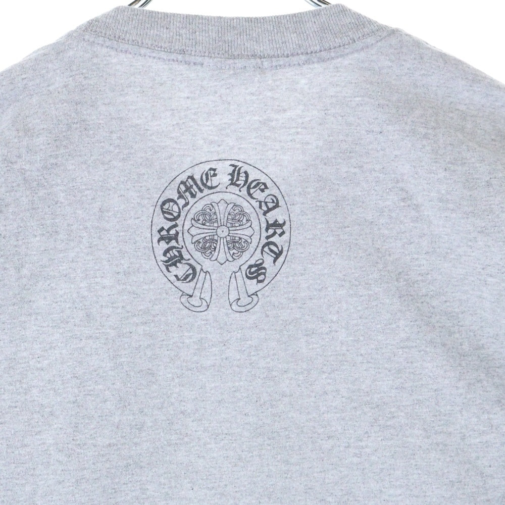 CHROME HEARTS(クロムハーツ) OLD Dagger logo L/S Tee オールドモデル ダガーロゴプリント長袖Tシャツ 長袖カットソー グレー