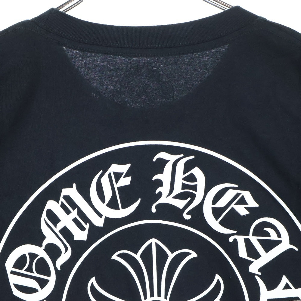 CHROME HEARTS(クロムハーツ) CHプラス バックホースシュー 半袖Tシャツ カットソー ブラック