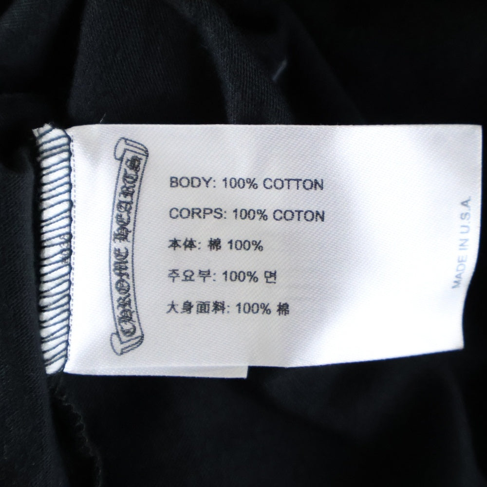 CHROME HEARTS(クロムハーツ) CHプラス バックホースシュー 半袖Tシャツ カットソー ブラック