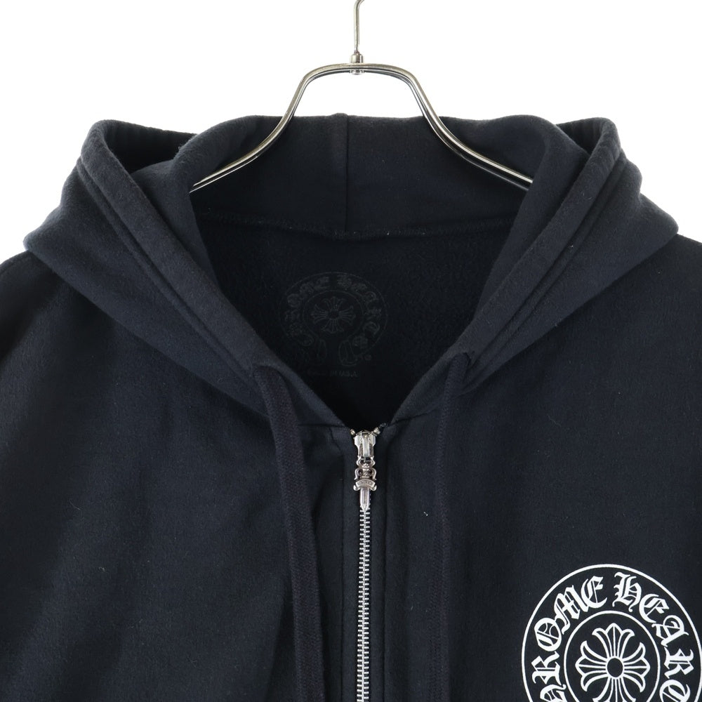 CHROME HEARTS(クロムハーツ) SWTSHRT HD ZIP マルチホースシューアームプリントジップアップパーカー