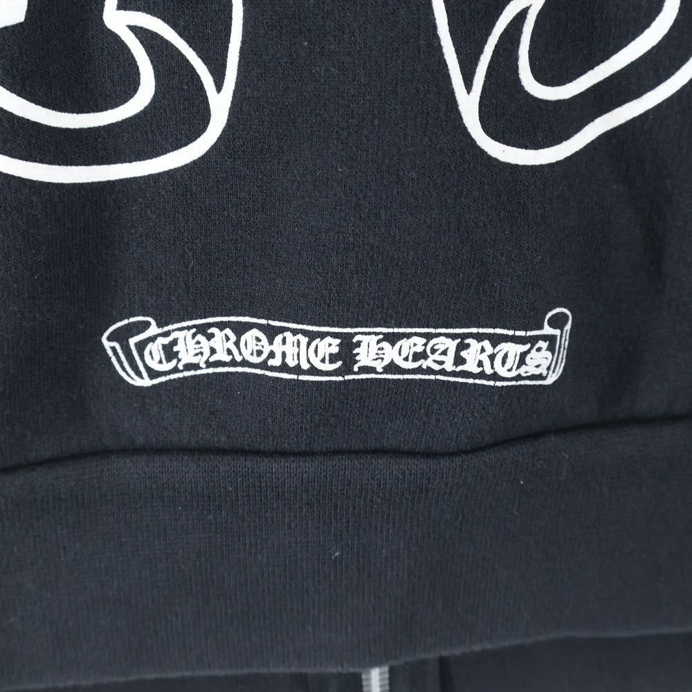CHROME HEARTS(クロムハーツ) SWTSHRT HD ZIP マルチホースシューアームプリントジップアップパーカー