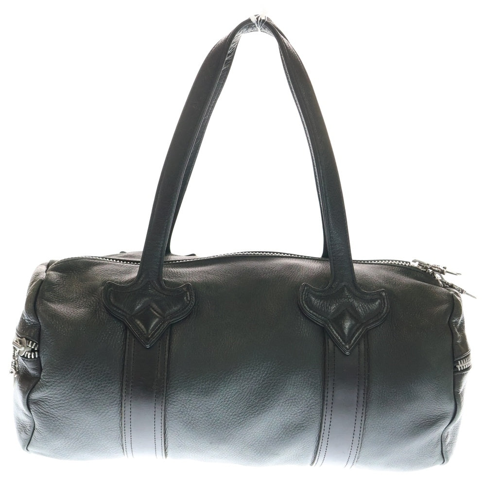CHROME HEARTS(クロムハーツ) DUFFLE TINY タイニーダッフル ダガージップレザーボストンバッグ ブラック