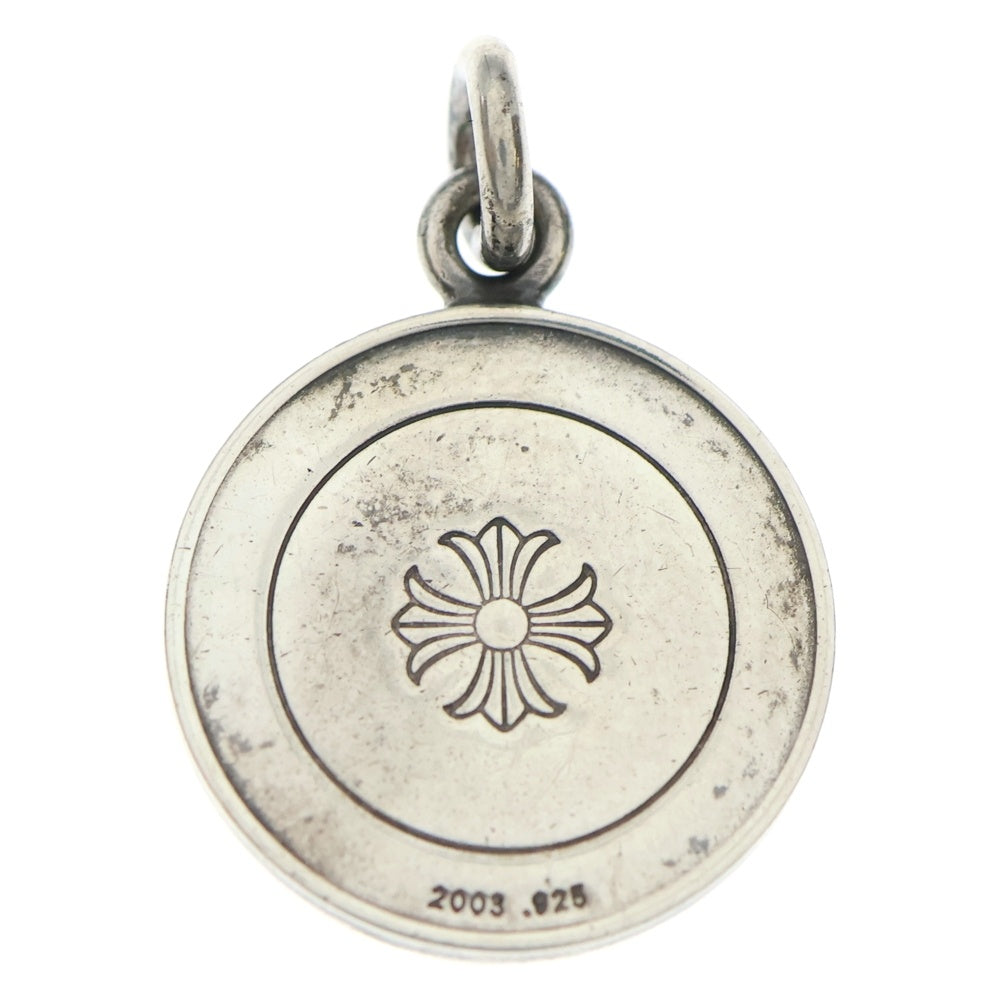 CHROME HEARTS(クロムハーツ) CHRM ANGL MDL エンジェルメダルチャーム V2 シルバーネックレストップ