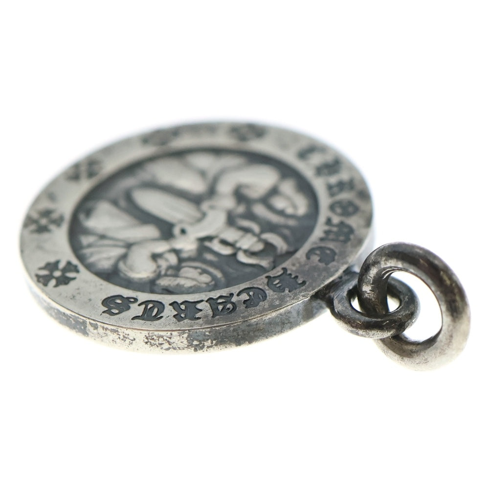 CHROME HEARTS(クロムハーツ) CHRM ANGL MDL エンジェルメダルチャーム V2 シルバーネックレストップ