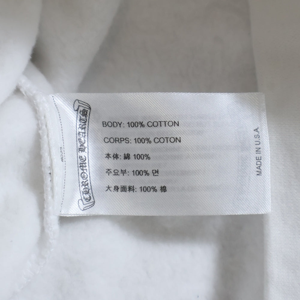 CHROME HEARTS(クロムハーツ) SWTSHRT HD ZIP 袖フローラルバックホースシュープリントパーカー