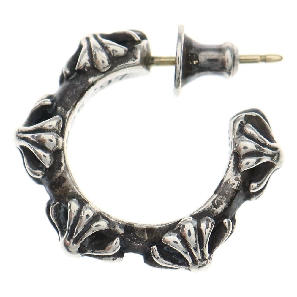 CHROME HEARTS(クロムハーツ) HOOP CROSS クロスバンド フープピアス シルバー BCA100