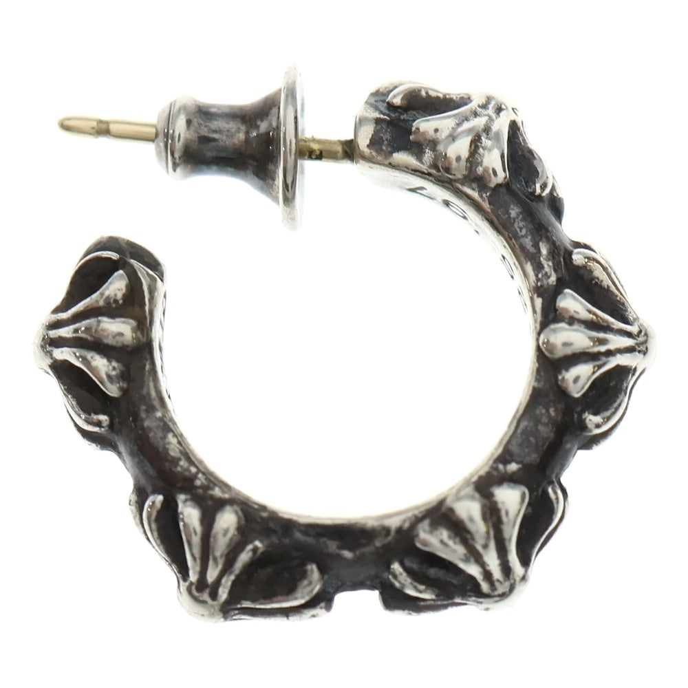 CHROME HEARTS(クロムハーツ) HOOP CROSS クロスバンド フープピアス シルバー BCA100