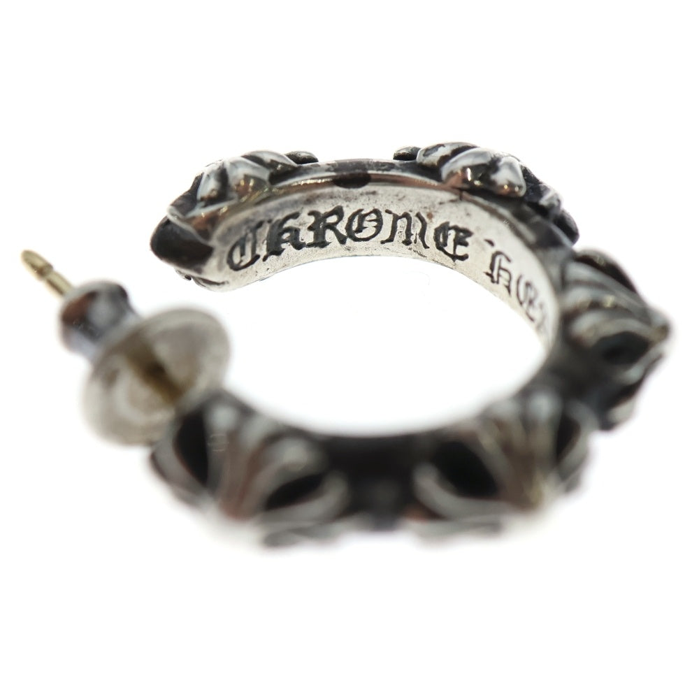 CHROME HEARTS(クロムハーツ) HOOP CROSS クロスバンド フープピアス シルバー BCA100