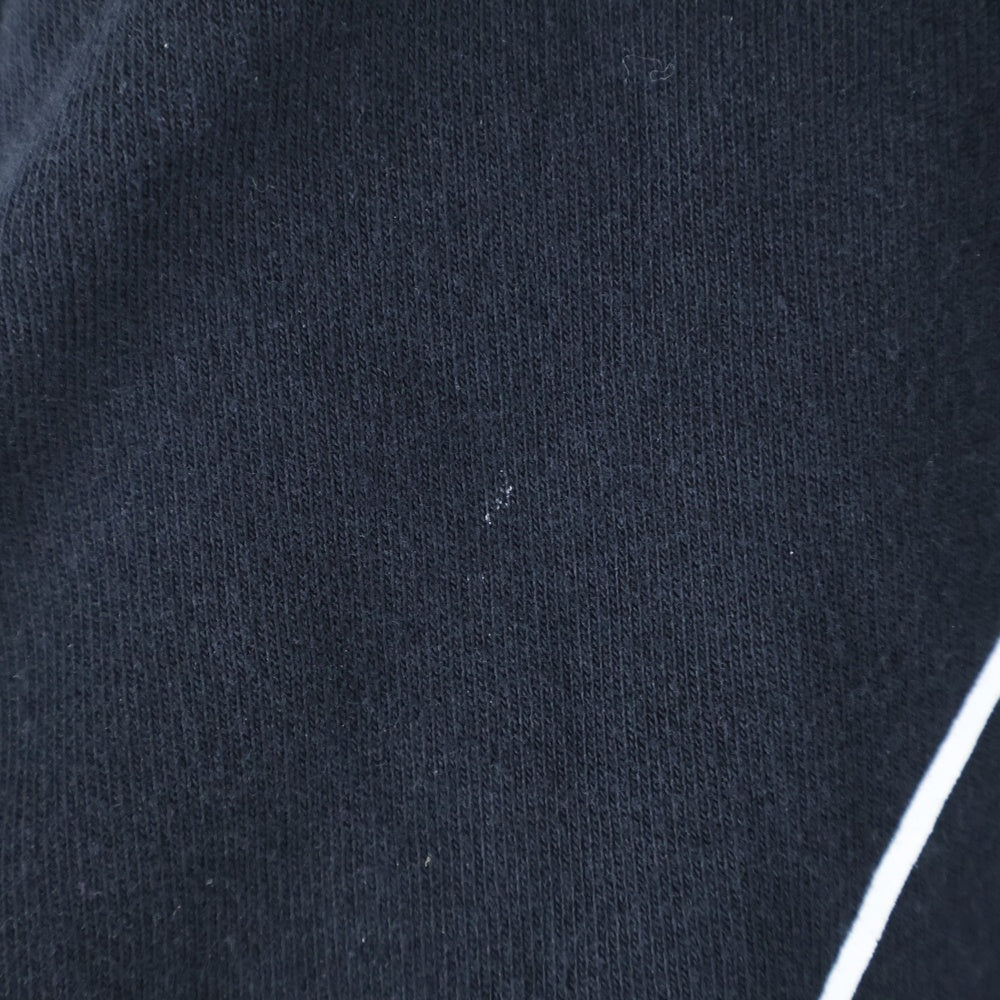 CHROME HEARTS(クロムハーツ) SWTSHRT PLVR 袖フローラルバックホースシュープリントプルオーバーパーカー ブラック/ホワイト