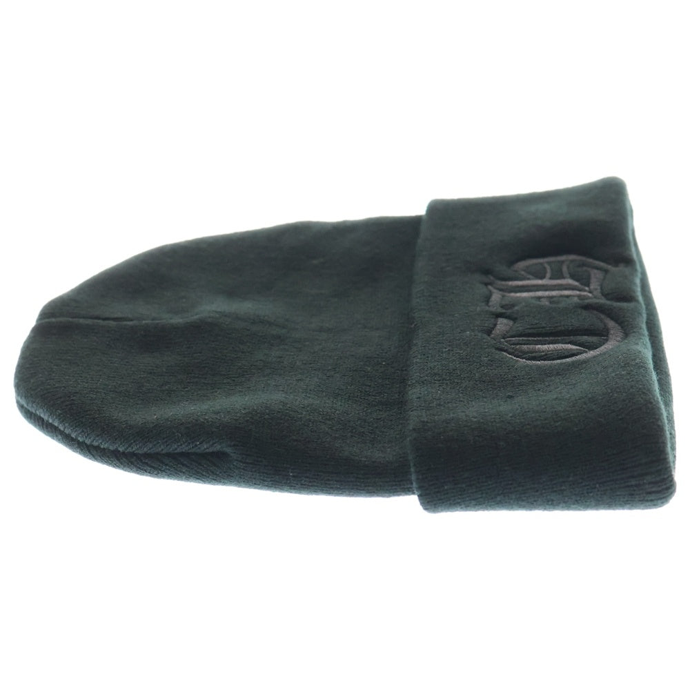 CHROME HEARTS(クロムハーツ) WATCH CAP ワッチキャップ CH刺繍ビーニー帽子 ブラック