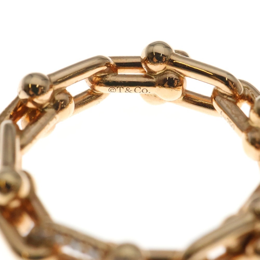 TIFFANY & Co.(ティファニー) HardWear ハードウェア K18PGダイヤスモールリンクリング レディース